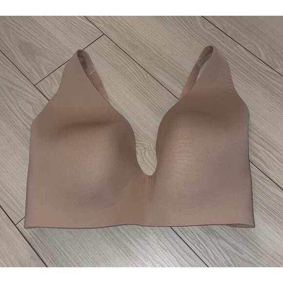 Gap Body Everyday Wire Free Bra Lightly Lined Womens 36DD Beige New Nwt - Picture 2 of 6
